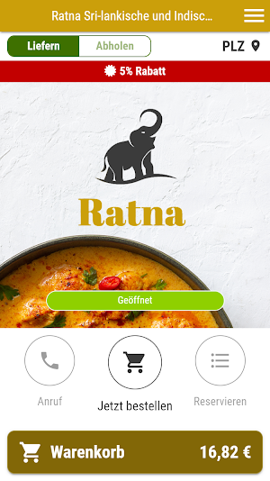 Ratna Restaurant Screenshot 0