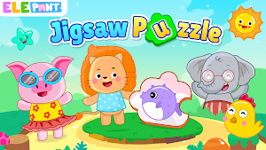 Kids Puzzles Toddlers ElePant Screenshot 0
