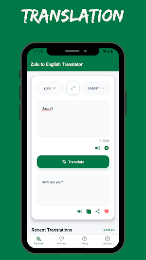Zulu to English Translator Screenshot 0