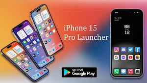 iPhone 15 pro Launcher Screenshot 1