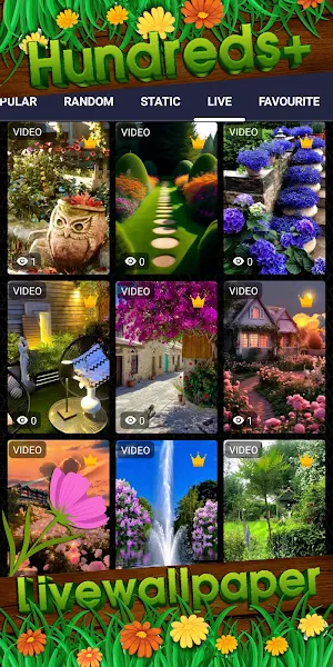 garden wallpaper Screenshot 2