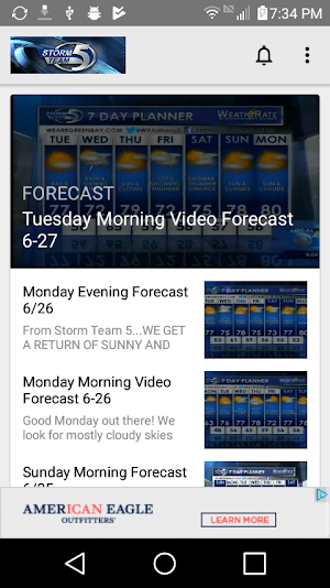 WFRV Storm Team 5 Weather Screenshot 0