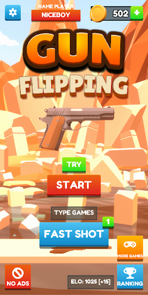 Gun Flipping 3D Online Screenshot 0