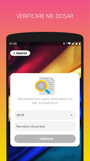 Cetatenie Romana - Verificare stadiu dosar Screenshot 1
