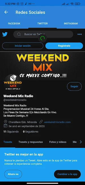 Weekend Mix Radio Screenshot 1