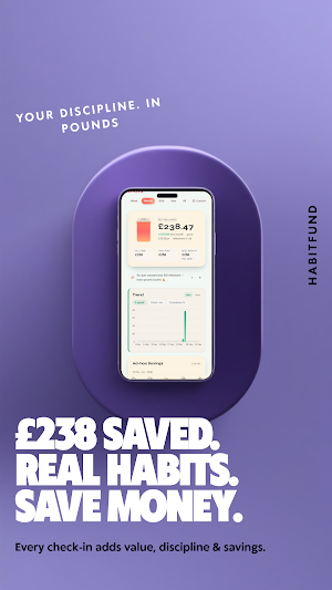 HabitFund – Build & Save Screenshot 2