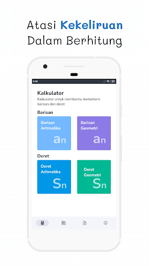 Kalkulator Barisan dan Deret Screenshot 0