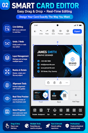 Business Card Maker Screenshot 1