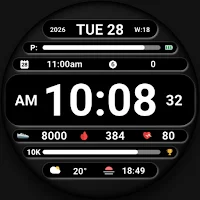 DADAM129: Digital Watch Face