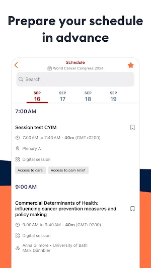 UICC Events Screenshot 2
