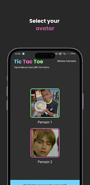 Tic Tac Toe - Tic Tac Face Screenshot 1