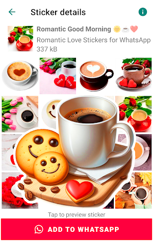 Romantic Stickers for WhatsApp Screenshot 3