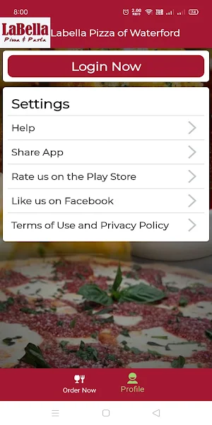 Labella Pizza of Waterford Screenshot 1