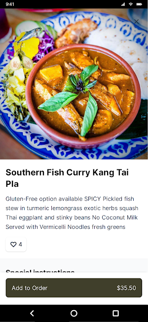 Daughter Thai Kitchen Screenshot 2