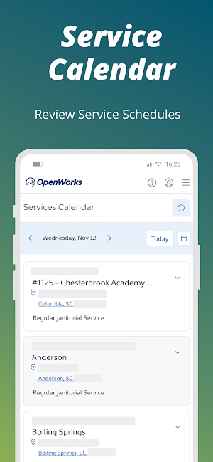 OpenWorks Provider Screenshot 2