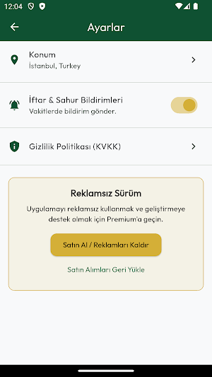 Namaz Vakti & Kıble Screenshot 3