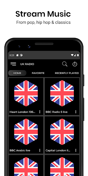 UK Radio World Service UK Free Radio App Online Screenshot 2