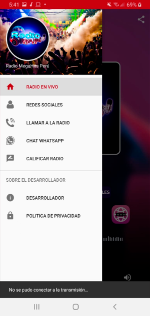 Radio MegaHits Perú Screenshot 2
