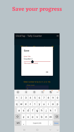 ClickTap - Tally Counter App Screenshot 1