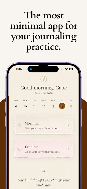 Five Minute Journal Daily App Screenshot 0