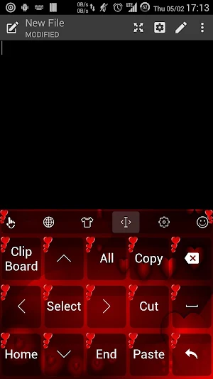 Keyboard Theme Valentine Heart Screenshot 2