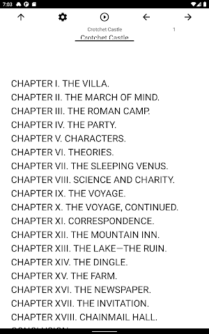 Book, Crotchet Castle Screenshot 2