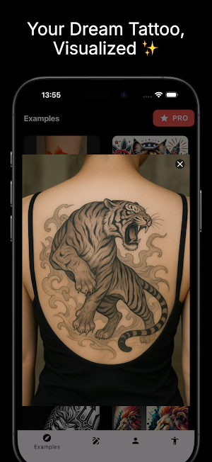 BlackInk : AI Tattoo Generator Screenshot 0