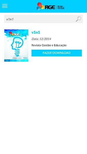 Revista Gestão e Educação Screenshot 2