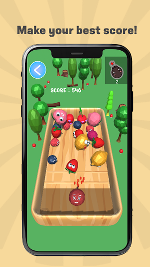 Fruit Thrower 3D: Fruit Merge Screenshot 0