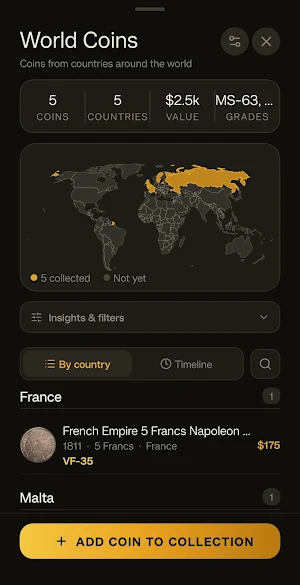 Numisma: Coin Collection Screenshot 3