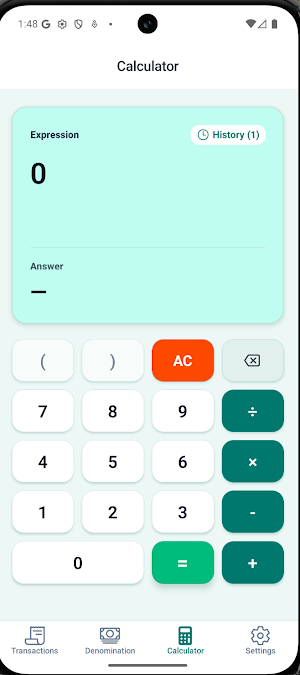 Cash Transactions App Screenshot 3