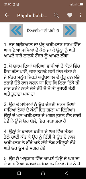 Punjabi Bible Pajābī bā'ībala Screenshot 3