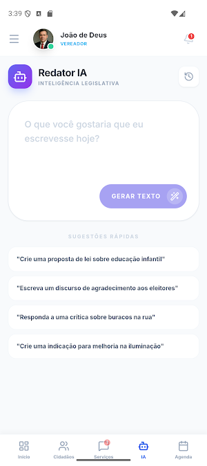 Vereador Online Screenshot 2