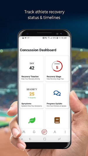 Concussion Tracker Screenshot 2
