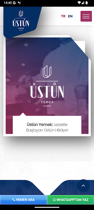 Üstün yemek Screenshot 1