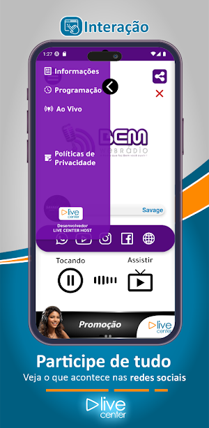 Bem Web Rádio Screenshot 1