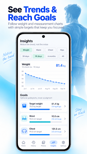 Weight & Measurements Tracker Screenshot 3