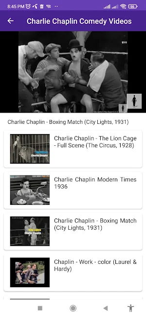 Charlie Chaplin Comedy Videos Screenshot 3