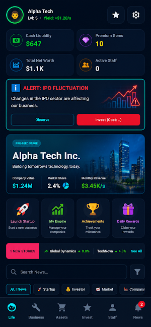 Startup to Billionaire Screenshot 0
