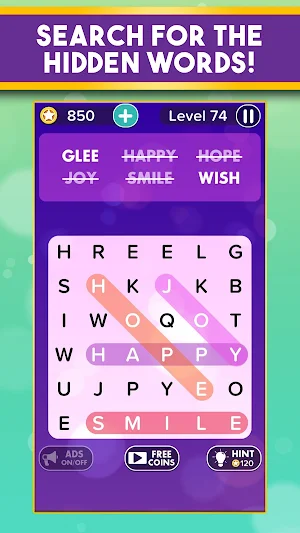 Word Search Addict - Word Search Puzzle Free Screenshot 1