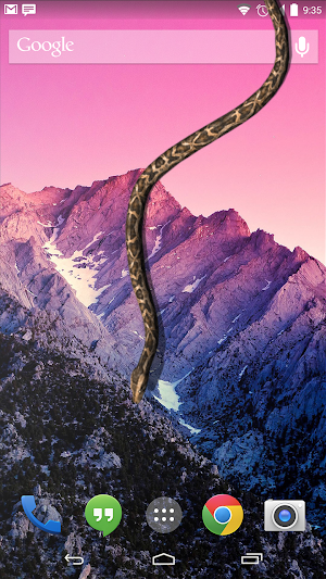 Snake On Screen Hissing Joke Screenshot 1