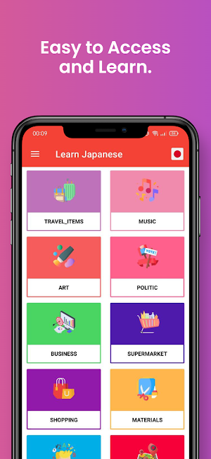 Learn Japanese - Beginners Screenshot 1