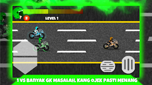 Kang ojek balapan drag motor r Screenshot 3