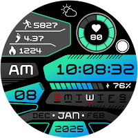 Digital Quantum HUD Watch Face
