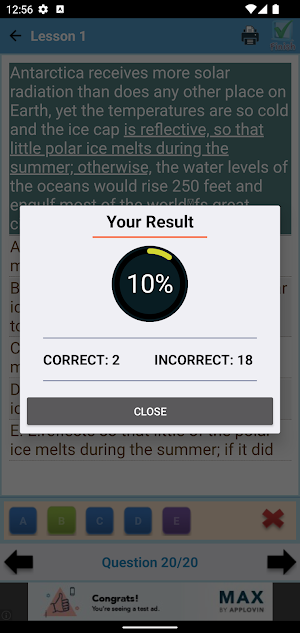 GMAT Practice Test Screenshot 3