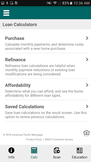 All California Mortgage Screenshot 1