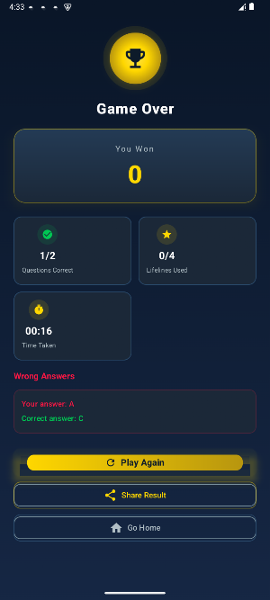 Millionaire Quiz: Who Wins? Screenshot 3
