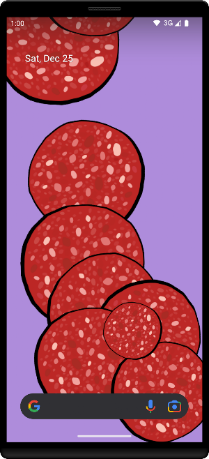 Pepperoni Live Wallpaper Screenshot 3