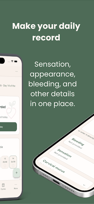 Natus: Cycle Tracking Diary Screenshot 1
