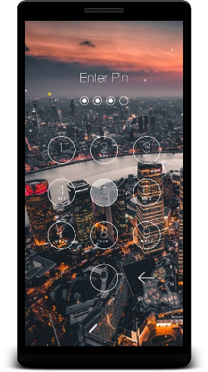 Keypad Lock Screen Screenshot 0